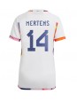 Belgien Dries Mertens #14 Replika Borta Kläder Dam VM 2022 Kortärmad